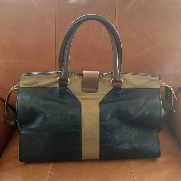 Yves Saint Laurent Tri-Color Leather Cabas Chyc Bag - Picture 4 of 14